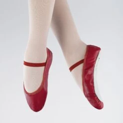 1st Position Leather Ballet Shoes 10 1st Position Leather Ballet Shoes -Revolution Sale Store red lbt red 4 5