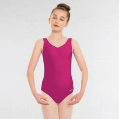 NATD Grades 2/3/4 Sleeveless Ruched Front Lined Leotard 5 NATD Grades 2/3/4 Sleeveless Ruched Front Lined Leotard -Revolution Sale Store rose natd06 ro 1 1