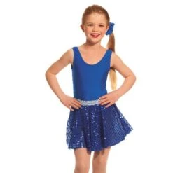 Sequin Skirt (Child One Size) 28 Sequin Skirt (Child One Size) -Revolution Sale Store royal blue w25b 2 1 3