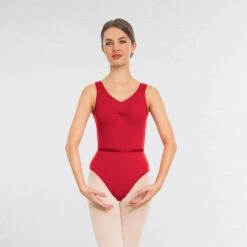 1st Position Anne Grades III/V Leotard -Revolution Sale Store ruby red q03 red 3