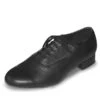 Roch Valley Patrick Wide Fit MenS Oxford Ballroom Leather Shoe 1 Inch Heel -Revolution Sale Store rvpatrick blk 3
