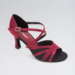 So Danca Satin With Mesh Between Straps 2.5 Inch Heel