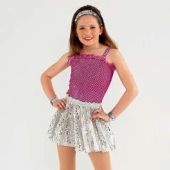Sequin Skirt (Child One Size) 29 Sequin Skirt (Child One Size) -Revolution Sale Store silver w25d 2