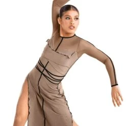 2-Die-4 'Cataclysm' Long Sleeve Lyrical Dance Costume -Revolution Sale Store td24439 dust 7 w