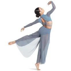 Tenth House 'Sirius' Lyrical Dance Costume -Revolution Sale Store th23142 steelblue 2 w