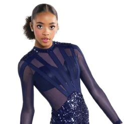 Tenth House 'Retrograde' Lyrical Leotard Dance Costume 8 Tenth House 'Retrograde' Lyrical Leotard Dance Costume -Revolution Sale Store th25226 navyblue 2 w