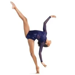 Tenth House 'Retrograde' Lyrical Leotard Dance Costume 9 Tenth House 'Retrograde' Lyrical Leotard Dance Costume -Revolution Sale Store th25226 navyblue 3 w