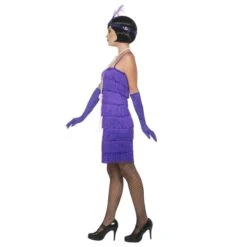Flapper Costume With Short Dress -Revolution Sale Store ua2418 purple 2