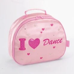 Katz I Heart Dance Satin Oval Vanity Case