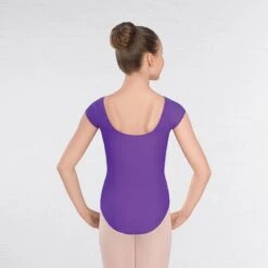 United Teachers Of Dance Alice Cap Sleeved Ruched Leotard Matt Nylon -Revolution Sale Store violet utdq26 delph 20