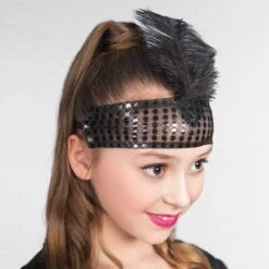 Black Flapper Dress Childs -Revolution Sale Store w1538 9