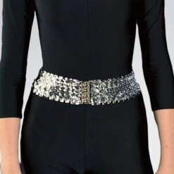 Stretch Sequin Belt -Revolution Sale Store w992 slv